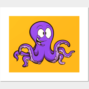 Cute Octopus Posters and Art